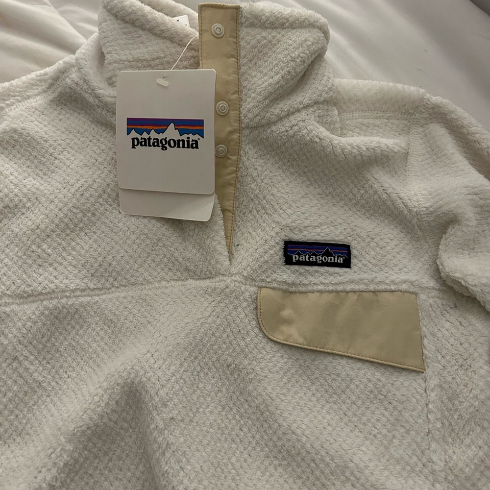 White Patagonia Quarter Pullover - image 2